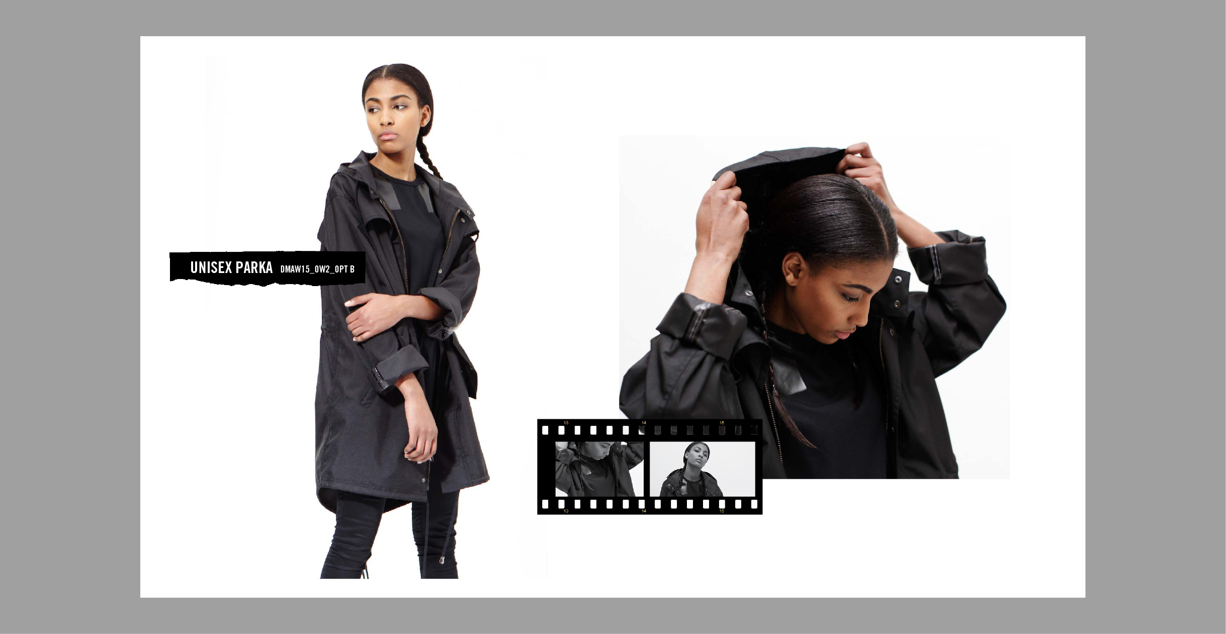 Womenswear spread for design of Dr Martens lookbook