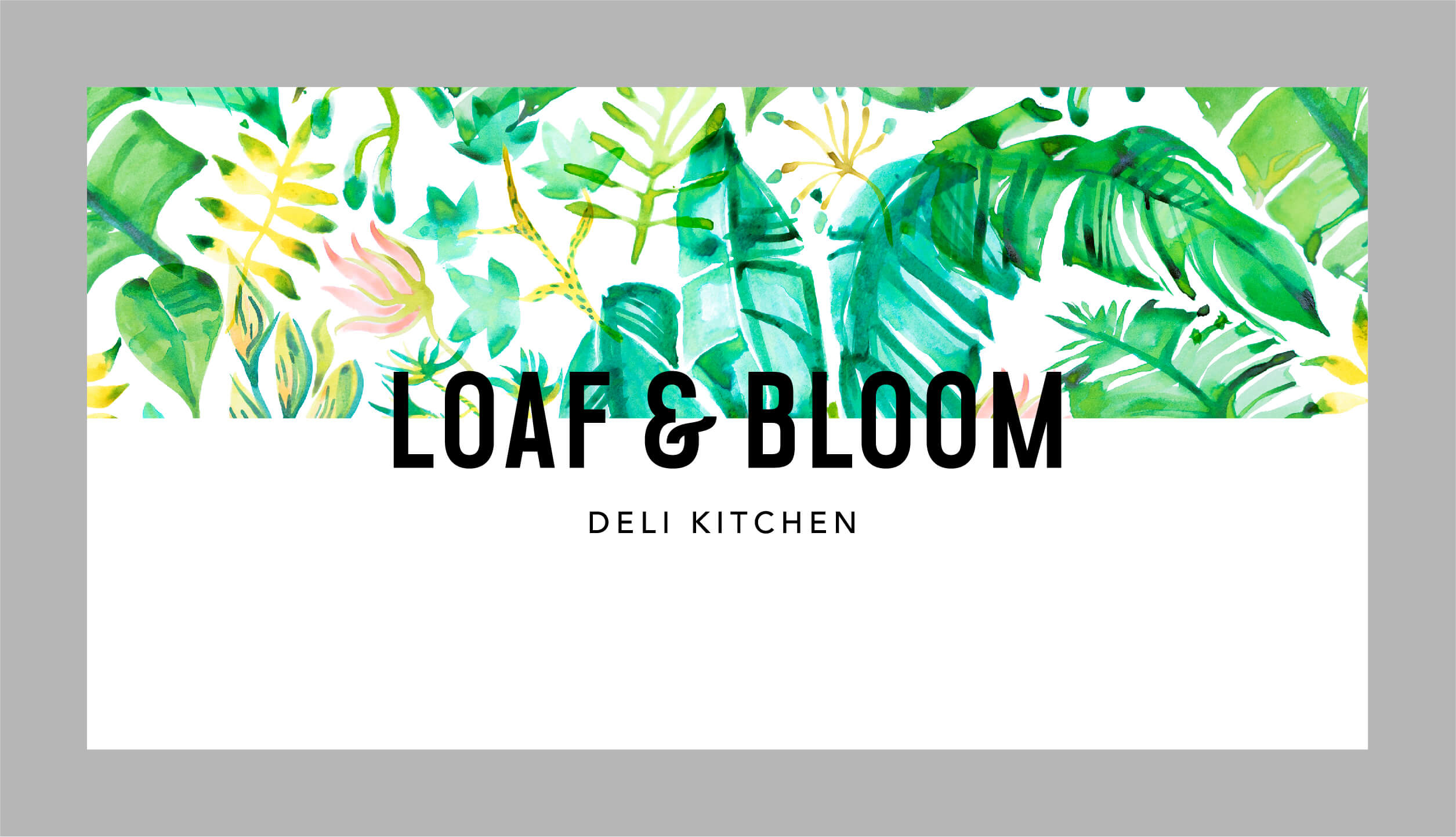 Loaf & Bloom Logo
