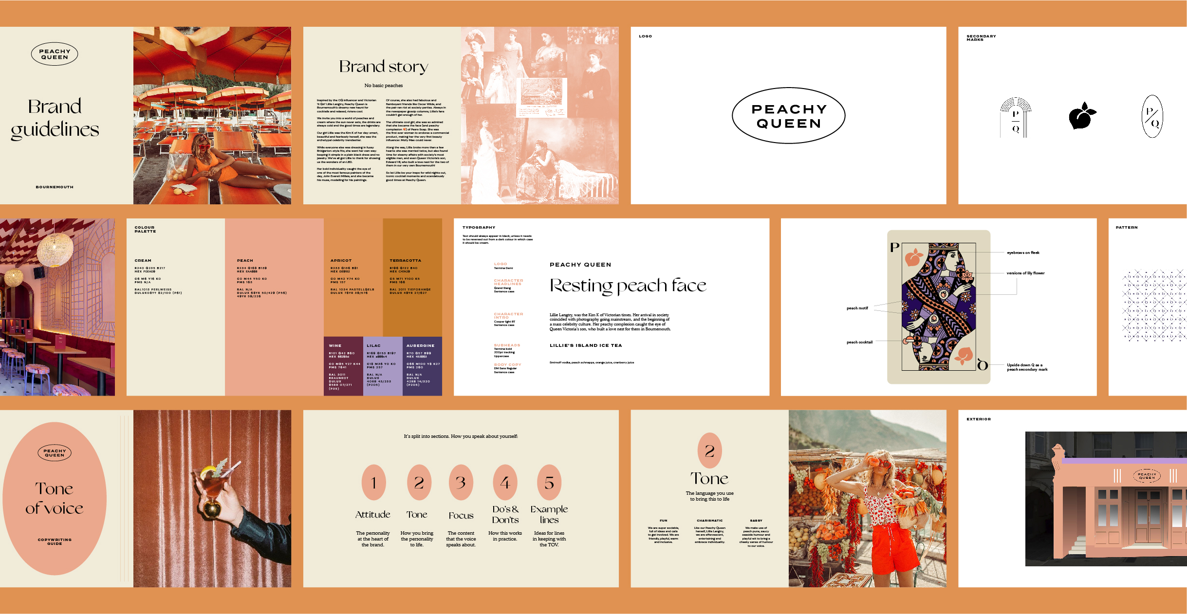 Peachy Queen brand guidelines
